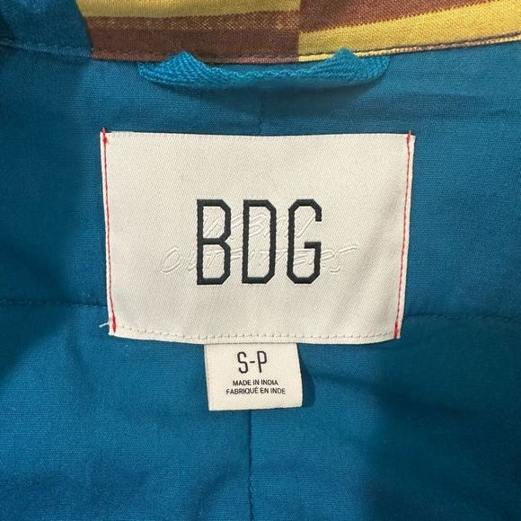 Urban Outfitters BDG Unisex Patchwork Quilt Shirt Jacket Size S NWOT - Picture 6 of 6